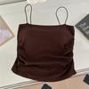 Camisola cálida nueva de lijado para otoño e invierno, para mujer, con almohadilla en el pecho por dentro y por fuera, para usar fina, espalda bonita, camiseta interior cálida