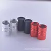 Tapa de Válvula Cilíndrica de Aleación de Aluminio Colorida Tapa Antipolvo Universal para Válvula de Neumático de Coche Cubierta de Vástago de Válvula