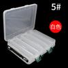 Caja de cebo portátil de madera para camarones Luya, con 10 rejillas y 14 rejillas, con doble cara dividida y cerradura de cinco colores, accesorios para equipo de pesca