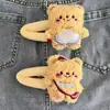 Pinza para el pelo de oso de peluche lindo, clip BB de muñeca de oso lindo de dibujos animados, clip lateral estilo princesa japonesa, clip para flequillo
