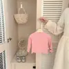 Conjunto de Suéter de Otoño para Niños: Cárdigan de Punto Peludo con Lazo para Bebé Otoño/Invierno + Pantalones de Malla de Campana Falsos de Dos Piezas
