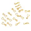 14K ouro embrulhado cor preservando saco de cobre real ouro pingente fivela clipe fivela com melão semente fivela diy colar joias acessórios pendentes