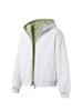 Sudadera con capucha y cremallera de retazos estilo retro americano casual suelta Nanxia, disfrazada como un nuevo estilo de otoño, para hombres y mujeres
