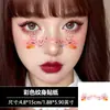 Pegatinas de Tatuaje de Calabaza Fantasma Lindas de Halloween, Pegatinas Faciales para Cosplay de Niñas Dulces