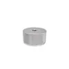 Jeringa de Dispensación Estilo Americano Tapa Trasera de Aluminio Jeringa de 100/200/300/500Cc Adaptador de Tapa Trasera Metálica Accesorios