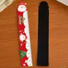 Régua Magnética de Natal Desenho Animado Papelaria de Aprendizagem Régua Magnética Macia Flexível Régua de Presente de Natal para Estudante