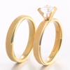 Anillos de Diamantes Populares Europeos y Americanos, Joyería de Zirconia de Acero Inoxidable, Anillos de Pareja, Anillos de Acero de Titanio con Incrustaciones de Diamantes Escarchados para Mujer, Venta al por Mayor de Joyería