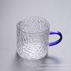 Taza de té de flores de vidrio con manchas resistente al calor Taza de té trompeta Taza con asa taza de té taza de degustación taza de té kung fu juego de té