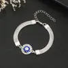Europeu e Americano Venda Quente Transfronteiriça Símbolo Infinito Diamante Pulseira de 8 Palavras Pulseira Criativa Retro de Liga Pulseira de Borboleta Joia
