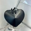 Bolso de amor de piel de vaca 2024 nuevo sobre rojo de boca diseño nicho bolso bandolera textura única bolso de hombro cuero bolso de mujer