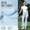 2026 Pantalones Largos Deportivos de Golf para Mujer Primavera/Verano Ligeramente Acampanados de Cintura Alta Adelgazantes Ropa