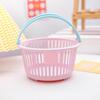 A6L Cesta de Almacenamiento Portátil Color Macarrón Lindo Pegatina Corazón de Niña Papelería Accesorios Varios Almacenamiento de Escritorio