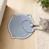 Rascador para gatos azul, tamaño pequeño, duradero y que no suelta pelo, resistente a los arañazos, alfombrilla rascadora para gatos lavable