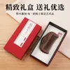Peine Luna Nube Sándalo Dorado Peine de Bolsillo Portátil Doble Cara Engrosado Peine Alisador Caja de Regalo Navideña Peine de Regalo