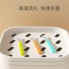 Cuchara de Silicona para Suplemento Alimenticio para Bebé Recién Nacido, Cuchara Suave para Agua para Alimentación de Bebé, Plato de Entrenamiento Vajilla para Niños, Cuchara para Suplemento Alimenticio de Puré de Frutas
