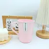 Copo de Lavar Simples e Elegante Estilo Japonês para Casa Copo para Enxaguar a Boca para Casal Estudante Copo Criativo de Cor Sólida para Escova de Dentes Copo Odontológico