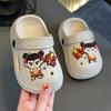 Nezha Chinelos Infantis Cave Shoes Meninos Verão Novo Desenho Animado Sola Macia Interior Bebê Exterior Roupas Sandálias Sapatos de Praia