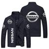 Chaqueta Nueva Transfronteriza para Hombre de Primavera y Otoño con Estampado Estándar de Coche, Chaqueta Cortavientos para Motociclismo y Ciclismo al Aire Libre, Chaqueta de Calle de Comercio Exterior