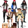 Disfraz de Pareja Pirata para Halloween Uniformes de Pirata Disfraces de Mascarada para Hombre y Mujer Disfraces de Pirata para Fiesta Caribeña de Adultos