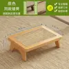 Mesa de Té Plegable para Mirador Mesa Kang de Tatami Mesa de Té Pequeña Simple Zen Japonesa Mesa Kang para el Hogar Mesa Baja Mesa de Té Pequeña