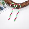 Decoración Navideña Transfronteriza Muletas Acrílicas Decoración de Dulces Bastones Árbol de Navidad Colgantes de Regalo Muletas Pequeñas Al Por Mayor