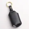 Bolsa de Chaveiro Personalizada em Couro Genuíno Adequada para Carros Corporativos Kia com Fivela de Case de Chaveiro de Carro de Alta Qualidade Feita à Mão