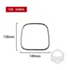 Adequado para Honda S2000 00-09 conjunto completo de adesivos decorativos para painel de levantamento de vidro para modificação interna em fibra de carbono