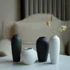 Jingdezhen Cerámica Blanca Hecha a Mano Florero Minimalista Moderno Sala de Estar Mesa de Comedor Decoración para Arreglos Florales Envío Gratis