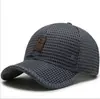 Nueva moda gorra de béisbol coreana para exteriores verano hombres gorra de malla casual protección solar visera gorra de malla gorra con visera