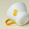 Caneca de Café Cerâmica Dourada com Alça, Estilo Chinês, Caneca Mestra para Beber Chá e Degustar Chá