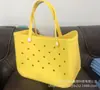 Lindos accesorios para vacaciones de verano, bolso de hombro de EVA, bolso de playa mini de gelatina DIY, bolso de mano