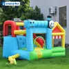 Castillo inflable pequeño para exteriores tobogán para interiores y exteriores trampolín para el hogar tren pequeño Trampolín equipo de diversión para niños