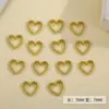 Arte de Unha Ins Coração de Liga em Formato de Coração Pêssego Acessórios para Unhas 520 Dia dos Namorados Coração Luxo Leve Decorações de Unha Usáveis
