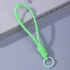 Cordón Simple para Teléfono Móvil Tejido a Mano Colorido Llavero Antiperdida Cuerda para Lanyard de Memoria USB Adorno DIY Cuerda para Colgar Venta al por Mayor