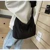 Bolsa de Lona Tote para Mujer Gran Capacidad 2025 Nueva Estudiante Universitaria Clase Otoño e Invierno Versátil Casual Bolso Cruzado Bolsa para Viajar