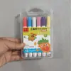Caneta Marcadora Acrílica para Novos Produtos Transfronteiriços 603-48 Haste Triangular, Caneta de Pintura Regular para a Temporada de Volta às Aulas, Caneta de Pintura à Base de Água para Crianças