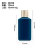 Botella de Vidrio para Perfume Aterciopelada, Botella Vacía Transparente de 100 ml, Procesamiento Personalizado, Botella Dispensadora de Muestras de Perfume, Tapa de Perfume Aterciopelada