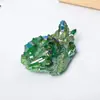 Cluster de Cristal Natural Branco Eletrodepositado Cluster de Cristal Multi-Color Roxo Azul Rosa Verde Eletrodepositado Desmagnetização Purificação Ornamentos de Pedra Bruta Atacado