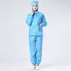 Ropa de Trabajo a Prueba de Polvo para Talleres de Alimentos y Farmacéuticos Traje Limpio Libre de Polvo para Hombres y Mujeres Taller Libre de Polvo Traje Dividido con Capucha Antiestático