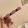 Pinza para el Cabello Trenzada de Color Sólido para Mujer, Flequillo Lateral, Fijador de Cabello Suelto en la Frente, Pasador, Nuevo Estilo 2024 Celebridad de Internet Accesorio para el Cabello