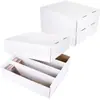 Caixa de jogo de cartas, álbum de cartas, cartas com verso preto, Três Reinos, Nezha, caixa de embalagem dobrável de papelão corrugado preta, caixa de papel para cartas transfronteiriça