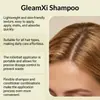 Gleamxi Shampoo Voluminizador para el Cuidado del Cabello de Cebolla Roja Limpia el Cuero Cabelludo, Cuida el Cabello Encrespado y lo Deja Suave, Sedoso y Brillante