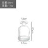 Botella de vidrio para aromaterapia de vientre grande de 50 ml 100 ml, varias especificaciones, botella para aromaterapia, puede ser tapón de polímero alto, botella de vidrio blanco cristal