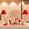 Decoración Creativa de Gato de la Suerte con Globos para Entrada Zapatero Sala de Estar Decoración del Hogar Regalo de Inauguración