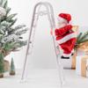 Regalos Creativos Navideños Transfronterizos Papá Noel Eléctrico Escalando Escalera Cuentas Trepadoras Juguetes Navideños para Niños Decoración