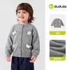 Dududu Home Suéter Infantil Outono Tricô para Bebê Cardigã Roupas de Menina Roupa de Outono Tops para Meninos Roupas Infantis Novo Estilo