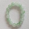 Pulsera de Imitación de Jade Blanco Transparente Bodhi Enrollada Alrededor del Dedo, Rosa Degradado Suave Versión Estudiante, Pulsera de Cuentas Redondas para Parejas
