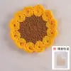 Posavasos de Rosa Tejidos a Crochet Terminados a Mano, Posavasos de Té Tejidos, Almohadillas Aislantes de Calor de Flor Tejida, Regalos de Estilo Pastoral para Novias