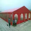 Tenda de Banquete Flutuante Rural Estrutura de Tubo de Aço Europeu Liga de Alumínio Tenda para Casamento Vermelha Tenda para Banquete Familiar Frete Grátis