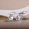 Joyería de plata esterlina 925 aretes de piedra desnuda joyería popular de moda coreana venta al por mayor lote mixto de fabricantes de regalos de Guangdong aretes
